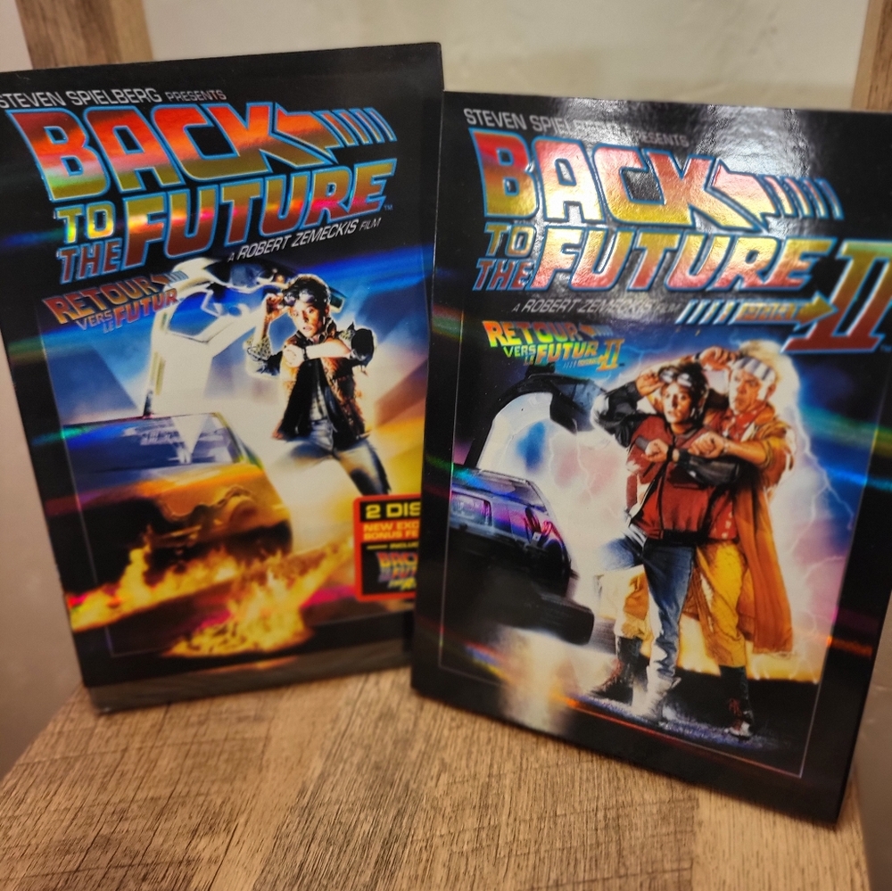 Back to the Future 1 and 2 (DVD, Michael J. Fox) SEALED 2009